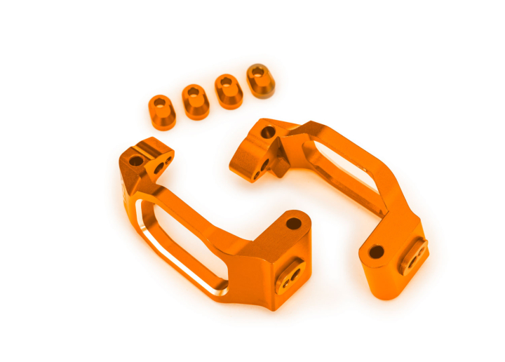 Traxxas Styrspindelhållare Alu Orange (Par) i gruppen RADIOSTYRD BIL / Reservdelar / Traxxas Delar hos Rynosx4 Hobbyshop AB (4210232-ORNG)