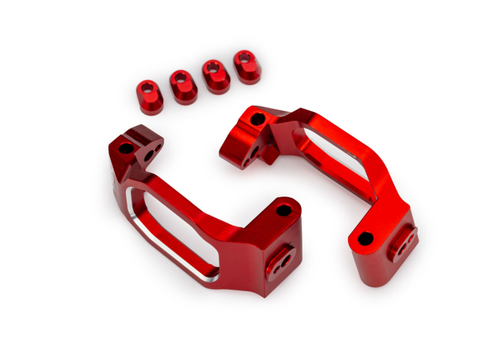 Traxxas Styrspindelhållare Alu Röd (Par) i gruppen RADIOSTYRD BIL / Reservdelar / Traxxas Delar hos Rynosx4 Hobbyshop AB (4210232-RED)
