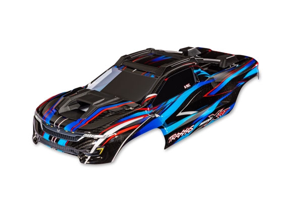 Traxxas Kaross Mini XRT Blå i gruppen RADIOSTYRD BIL / Tillbehör / Karosser & tillbehör hos Rynosx4 Hobbyshop AB (4210712-BLUE)