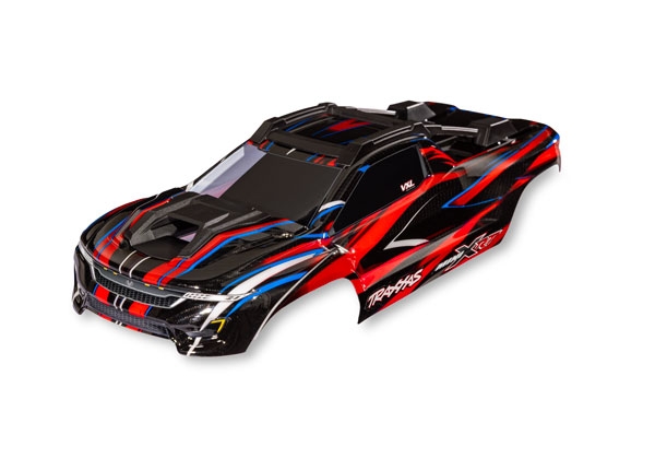 Traxxas Kaross Mini XRT Röd i gruppen RADIOSTYRD BIL / Tillbehör / Karosser & tillbehör hos Rynosx4 Hobbyshop AB (4210712-RED)