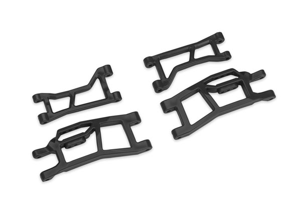 Traxxas Bärarmar Fram Set Svart Mini XRT, Mini Maxx (WideMaxx) i gruppen RADIOSTYRD BIL / Reservdelar / Traxxas Delar hos Rynosx4 Hobbyshop AB (4210725-BLK)