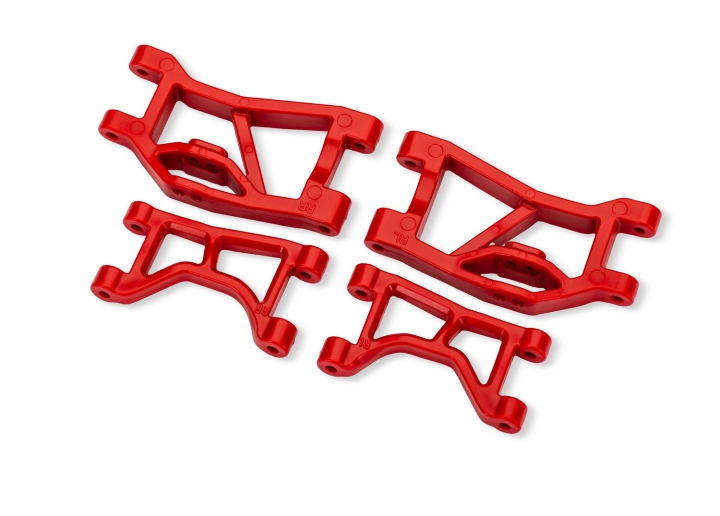 Traxxas Bärarmar Bak Set Röd Mini Slash i gruppen RADIOSTYRD BIL / Reservdelar / Traxxas Delar hos Rynosx4 Hobbyshop AB (4210830-RED)