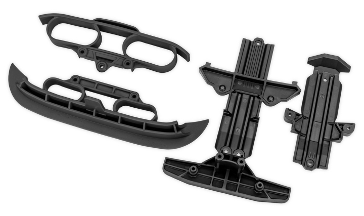 Hasplåt Fram & Bak + Stötfångare Fram & Bak (Svart) Mini Rally i gruppen RADIOSTYRD BIL / Reservdelar / Traxxas Delar hos Rynosx4 Hobbyshop AB (4210837-BLK)