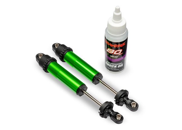 Traxxas Stötdämpare GT-Maxx Bak Alu Grön (2) Funco Sand Car i gruppen RADIOSTYRD BIL / Reservdelar / Traxxas Delar hos Rynosx4 Hobbyshop AB (4210962-GRN)