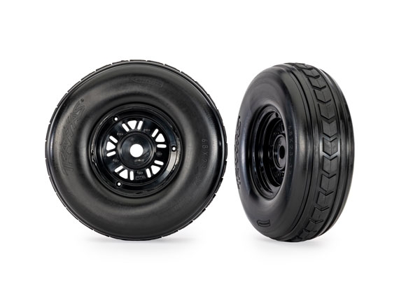 Traxxas Däck & Fälg Pro Scale Sand Car Race Svart Fram (2) i gruppen RADIOSTYRD BIL / Reservdelar / Traxxas Delar hos Rynosx4 Hobbyshop AB (4210972)