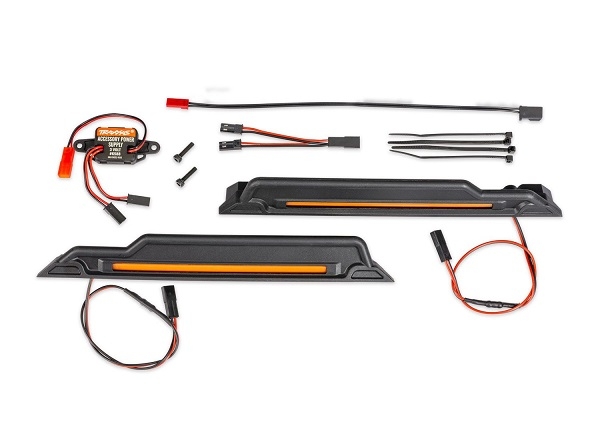 Traxxas LED Ljus Chassie Orange Komplett X-Maxx, XRT, Funco i gruppen RADIOSTYRD BIL / Reservdelar / Traxxas Delar hos Rynosx4 Hobbyshop AB (4210998-ORNG)
