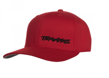 Traxxas Keps Svängd skärm Röd/Svart  L-XL i gruppen MERCHANDISE / Kepsar & mössor / Kepsar hos Rynosx4 Hobbyshop AB (421187-RBL-LXL)