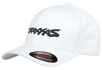 Keps Svngd Skrm Vit Traxxas Logo Flexfit L-XL i gruppen Garderob / Kepsar & mssor / Kepsar hos Rynosx4 Hobbyshop AB (421188-WHT-LXL)