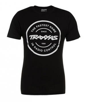 Traxxas T-shirt Svart Rund Logga XL i gruppen Garderob / Trjor / T-shirts hos Rynosx4 Hobbyshop AB (421360-XL)
