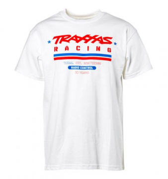 T-shirt Vit Traxxas Racing Heritage L i gruppen Garderob / Trjor / T-shirts hos Rynosx4 Hobbyshop AB (421383-L)