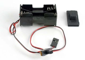 Traxxas Batterihållare med Strömbrytare (Gummiskydd) i gruppen RADIOSTYRD BÅT / Tillbehör / Övriga tillbehör hos Rynosx4 Hobbyshop AB (421523)