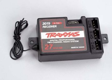 Traxxas Mottagare 2019 2-Kanals utan BEC 27mHz i gruppen Elektronik / Mottagare & tillbehr / Mottagare hos Rynosx4 Hobbyshop AB (422019)