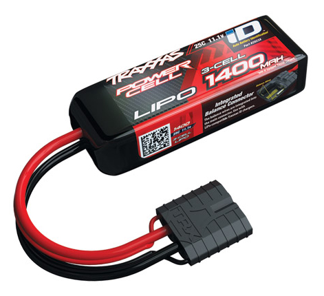 Traxxas Li-Po Batteri 3S 11,1V 1400mAh 25C iD-kontakt i gruppen Elektronik / Batterier & laddare / Batterier / Li-Po hos Rynosx4 Hobbyshop AB (422823X)