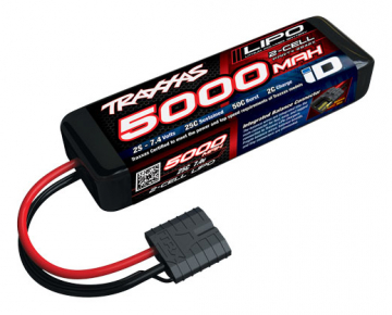 Traxxas Li-Po Batteri 2S 7,4V 5000mAh 25C iD-Kontakt (Kort) i gruppen Elektronik / Batterier & laddare / Batterier / Li-Po hos Rynosx4 Hobbyshop AB (422842X)