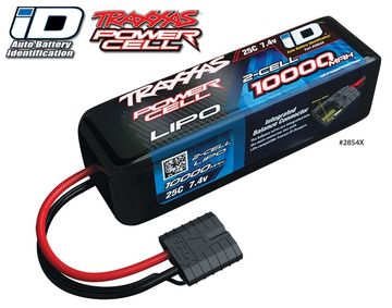 Traxxas Li-Po Batteri 2S 7.4V 10000mAh 25C iD-kontakt i gruppen Elektronik / Batterier & laddare / Batterier / Li-Po hos Rynosx4 Hobbyshop AB (422854X)