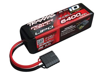 Traxxas Li-Po Batteri 3S 11,1V 6400mAh 25C iD-kontakt i gruppen RADIOSTYRD BIL / Tillbehr / Batterier hos Rynosx4 Hobbyshop AB (422857X)