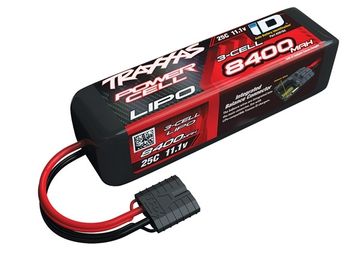 Traxxas Li-Po Batteri 3S 11,1V 8400mAh 25C iD-kontakt i gruppen Elektronik / Batterier & laddare / Batterier / Li-Po hos Rynosx4 Hobbyshop AB (422878X)