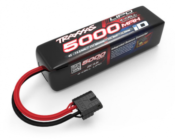 Traxxas Li-Po Batteri 4S 14,8V 5000mAh 25C iD-Kontakt i gruppen Fabrikat / T / Traxxas / Batterier Li-Po hos Rynosx4 Hobbyshop AB (422889X)