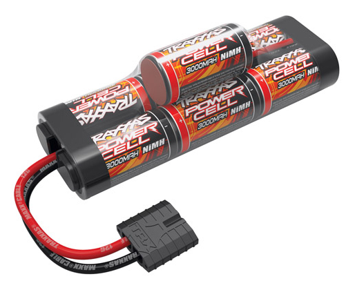 Traxxas NiMH Batteri 8,4V 3000mAh Hump ID-kontakt i gruppen Elektronik / Batterier & laddare / Batterier / NiMH hos Rynosx4 Hobbyshop AB (422926X)