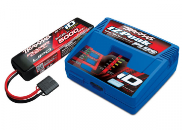 Traxxas EZ-Peak Plus 4A NiMH/LiPo Laddare + 3s Li-Po batteri 5000mAh Combo i gruppen Elektronik / Batterier & laddare / Batterier / Li-Po hos Rynosx4 Hobbyshop AB (422970G-3S)