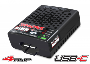 Traxxas Laddare 4-AMP 6-7celler NiMH USB-C i gruppen Fabrikat / T / Traxxas / Laddare hos Rynosx4 Hobbyshop AB (422982EU)