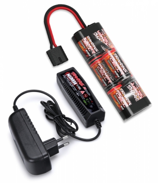 Traxxas Laddare 2969G och 8,4V NiMH 3000mAh Hump iD Combo i gruppen Elektronik / Batterier & laddare / Laddare / 230V Laddare hos Rynosx4 Hobbyshop AB (422984)