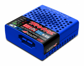 Traxxas USB-C Laddare NiMH/LiPo 40W Auto ID i gruppen Fabrikat / T / Traxxas / Laddare hos Rynosx4 Hobbyshop AB (422985)