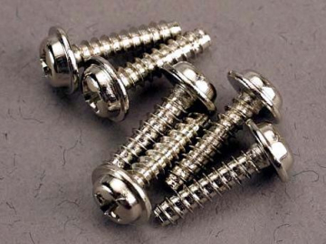 Traxxas Skruv 3x12mm Sjlvgngande med Krage (6) i gruppen Bygg & Verktyg / Skruvar & muttrar / Skruvar hos Rynosx4 Hobbyshop AB (423286)