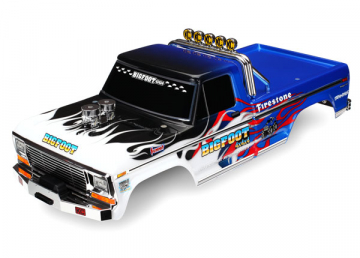 Traxxas Kaross BigFoot Flames Mlad i gruppen RADIOSTYRD BIL / Tillbehr / Karosser & tillbehr hos Rynosx4 Hobbyshop AB (423653)