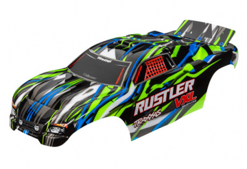 Traxxas Kaross Rustler VXL 2WD Grn Mlad i gruppen RADIOSTYRD BIL / Reservdelar / Traxxas Delar hos Rynosx4 Hobbyshop AB (423726G)