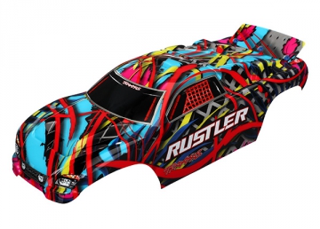 Traxxas Kaross Rustler Hawaiian (Mlad) i gruppen Fabrikat / T / Traxxas / Karosser & Tillbehr hos Rynosx4 Hobbyshop AB (423749)