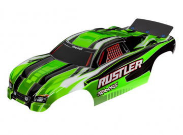 Traxxas Kaross Rustler 2WD Grn Mlad i gruppen RADIOSTYRD BIL / Reservdelar / Traxxas Delar hos Rynosx4 Hobbyshop AB (423750G)