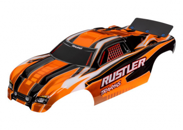 Traxxas Kaross Rustler 2WD Orange Mlad i gruppen RADIOSTYRD BIL / Reservdelar / Traxxas Delar hos Rynosx4 Hobbyshop AB (423750T)