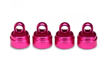 Traxxas Dmpartopp Aluminium Rosa (4) Ultra-Shocks i gruppen Fabrikat / T / Traxxas / Reservdelar hos Rynosx4 Hobbyshop AB (423767P)