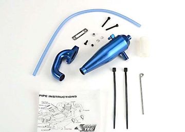 Traxxas Pipset Aluminium Nitro 4-Tec i gruppen RADIOSTYRD BIL / Tillbehr / Avgassystem hos Rynosx4 Hobbyshop AB (424486)