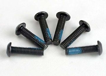 Traxxas Skruv M3x12mm Kullrig Insex med Låsvätska (6) i gruppen Bygg & Verktyg / Skruvar & muttrar / Skruvar hos Rynosx4 Hobbyshop AB (425282)