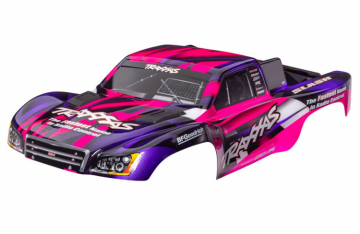 Traxxas Kaross Slash 2WD Rosa (Clipless) i gruppen RADIOSTYRD BIL / Tillbehr / Karosser & tillbehr hos Rynosx4 Hobbyshop AB (425851-PINK)