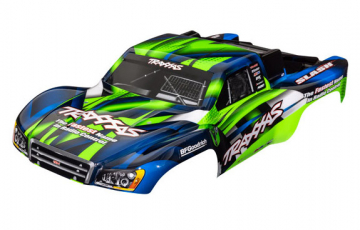 Traxxas Kaross Slash 2WD/4x4 Grn & Bl Mlad i gruppen RADIOSTYRD BIL / Reservdelar / Traxxas Delar hos Rynosx4 Hobbyshop AB (425851G)