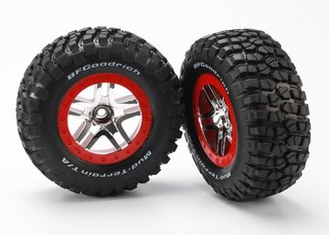 Traxxas Dck & Flg BFGoodrich/S-Spoke Krom-Rd 2WD Fram (2) i gruppen RADIOSTYRD BIL / Tillbehr / Dck & flg hos Rynosx4 Hobbyshop AB (425877A)