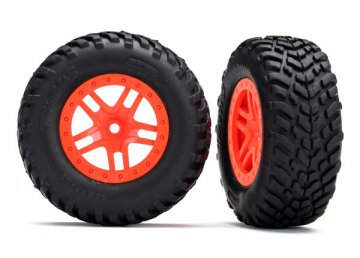 Traxxas Dck & Flg SCT S-Spoke Orange 4WD/2WD Bak TSM (2) i gruppen RADIOSTYRD BIL / Tillbehr / Dck & flg hos Rynosx4 Hobbyshop AB (425892)