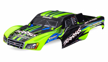 Traxxas Kaross Slash 2WD Grn (Clipless) i gruppen RADIOSTYRD BIL / Tillbehr / Karosser & tillbehr hos Rynosx4 Hobbyshop AB (425924-GRN)