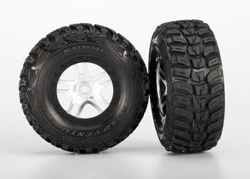 Traxxas Dck & Flg Kumho S1/S-Spoke Krom-Svart (14mm) (2) i gruppen RADIOSTYRD BIL / Tillbehr / Dck & flg hos Rynosx4 Hobbyshop AB (425976R)