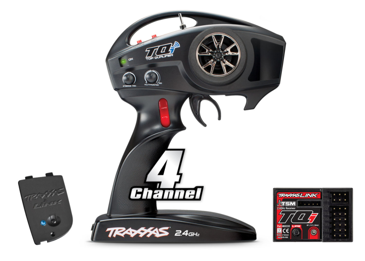 Traxxas Sändare TQi Bluetooth 4-k TX / 5-k RX TSM med Blåtands-modul i gruppen RADIOSTYRD BIL / Radioutrustning / Sändare hos Rynosx4 Hobbyshop AB (426507A)