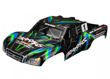 Traxxas Kaross Slash 4x4 Grn i gruppen RADIOSTYRD BIL / Tillbehr / Karosser & tillbehr hos Rynosx4 Hobbyshop AB (426816G)