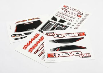 Traxxas Dekalark 1/16 E-Revo VXL i gruppen Fabrikat / T / Traxxas / Karosser & Tillbehr hos Rynosx4 Hobbyshop AB (427113)