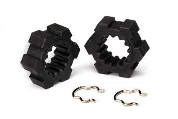 Traxxas Fälgnav med Klips (2) X-Maxx, XRT i gruppen Fabrikat / T / Traxxas / Reservdelar hos Rynosx4 Hobbyshop AB (427756)