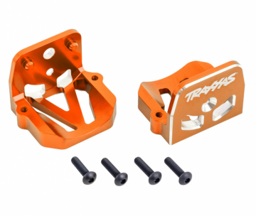 Traxxas Motorfste Fram & Bak Set Alu Orange X-Maxx, XRT i gruppen RADIOSTYRD BIL / Reservdelar / Traxxas Delar hos Rynosx4 Hobbyshop AB (427760-ORNG)