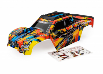 Traxxas Kaross X-Maxx Solar Flare i gruppen RADIOSTYRD BIL / Tillbehr / Karosser & tillbehr hos Rynosx4 Hobbyshop AB (427811X)