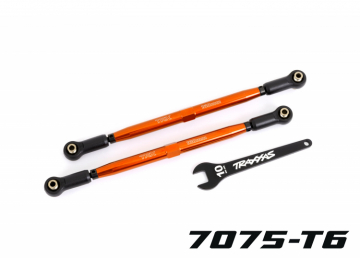 Traxxas Styrstag Alu Orange (2) X-Maxx WideMaxx, XRT i gruppen RADIOSTYRD BIL / Reservdelar / Traxxas Delar hos Rynosx4 Hobbyshop AB (427897-ORNG)