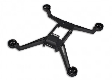Traxxas Kropp/Chassi Svart, Aton i gruppen RADIOSTYRDA FLYG / Drönare / Reservdelar / Traxxas hos Rynosx4 Hobbyshop AB (427923)